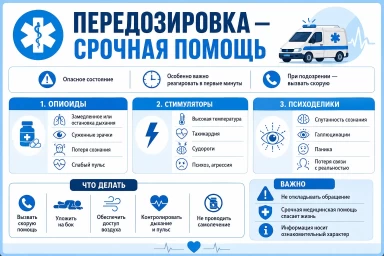 Помощь при передозировке в Пушкино