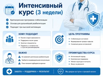 Реабилитация за 21 день в Пушкино